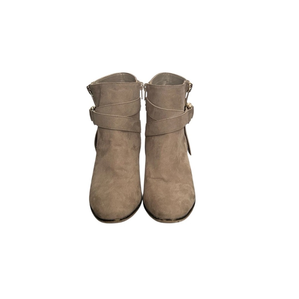 Apt. 9 Women’s Advisor Taupe Ankle Boots Block Heel Size 8.5 - Picture 4 of 12